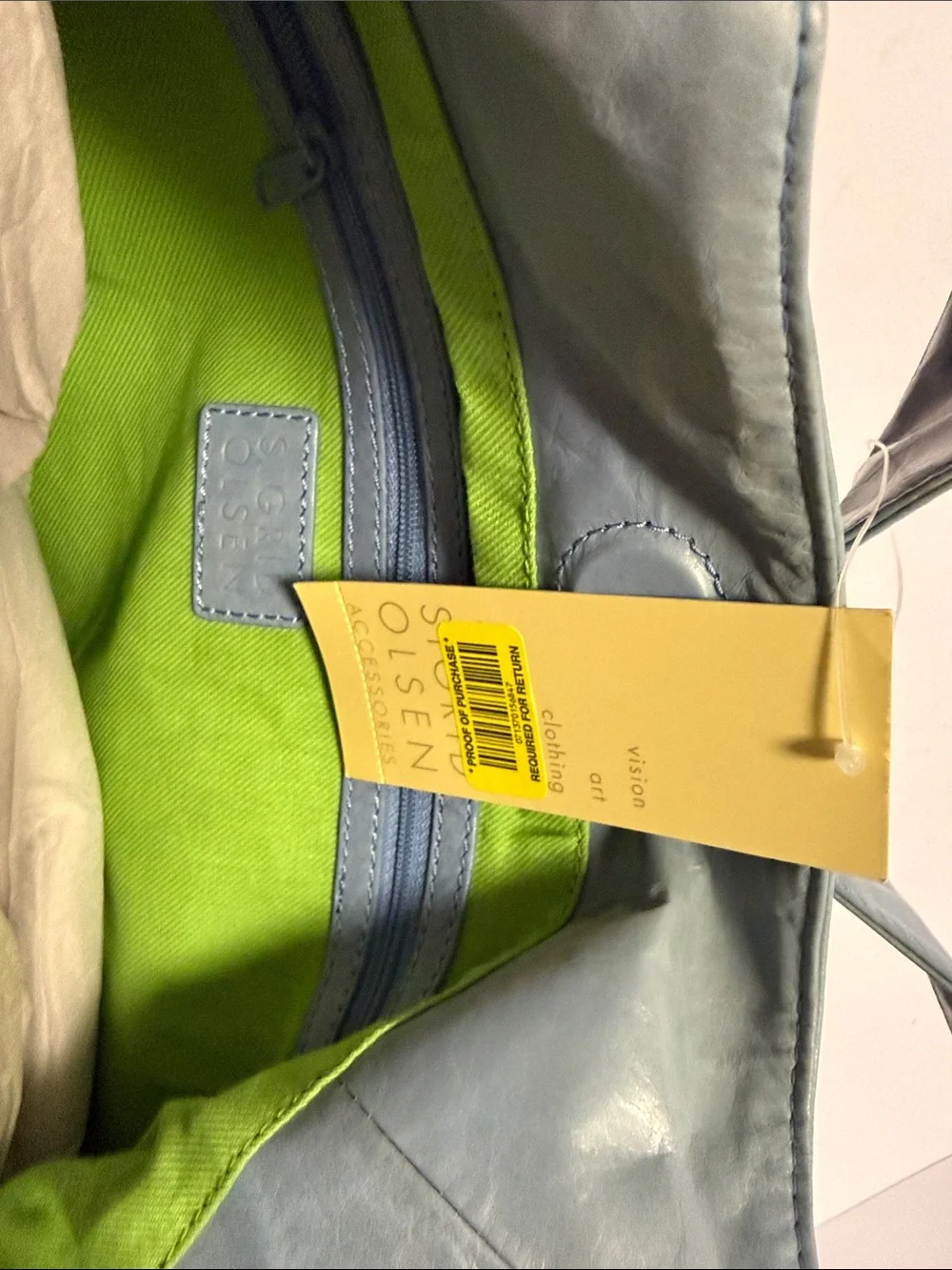 Sigrid Olsen Braided Accent Hobo in Slate Blue-Green